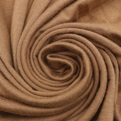 Camel Heavyweight Rayon Spandex Jersey Knit Fabric