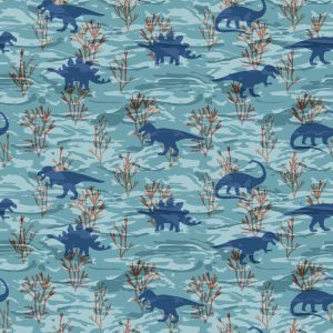 Dinosaur Stencils Design 100% Cotton Quilting Fabric by the Yard
