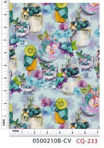 Parfait and Pinot Grigio2 Design 100% Cotton Quilting Fabric by the Yard