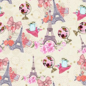 Picnic in the Park Design 100% Cotton Quilting Fabric by the Yard