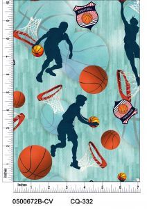 Dribble Pass Pattern Printed 100% Cotton Quilting Fabric