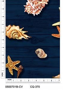 Wood Dock Navy Pattern Printed on 100% Cotton Quilting Fabric 