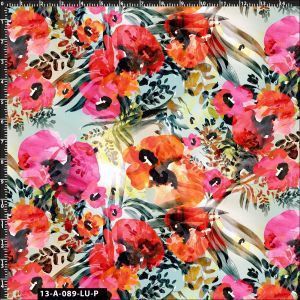Impressionist Floral in Watercolor 100% Cotton Quilting Fabric by the Yard