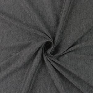 Charcoal 2 Tone Light-weight Rayon Spandex Jersey Knit Fabric - 160 GSM