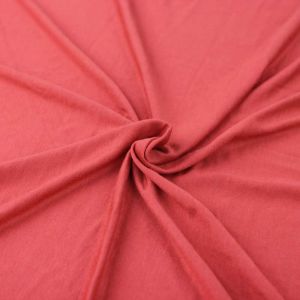 Coral Light-weight Rayon Spandex Jersey Knit Fabric - 160 GSM