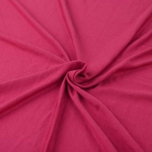 Hot Pink Light-weight Rayon Spandex Jersey Knit Fabric - 160 GSM