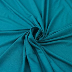 Peacock Viscose Spandex Fabric 