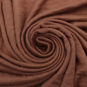Chocolate B Rayon Jersey Stretch Knit Fabric - Medium Weight/ 180 GSM 