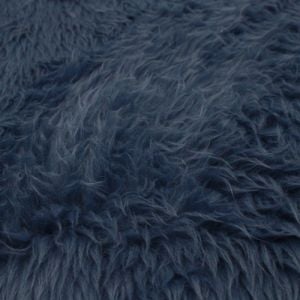 Denim Short Pile Luxury Shag Faux Fur Fabric 