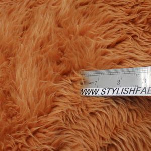 Mustard Short Pile Luxury Shag Faux Fur Fabric 