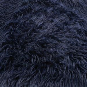 Navy Short Pile Luxury Shag Faux Fur Fabric 