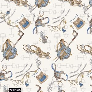 Conversational Ancient Soldier Gear 100% Cotton Quilting Fabric by the Yard