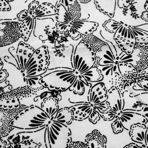 Butterflies Design Printed on 100% Cotton Quilting Fabric by the Yard