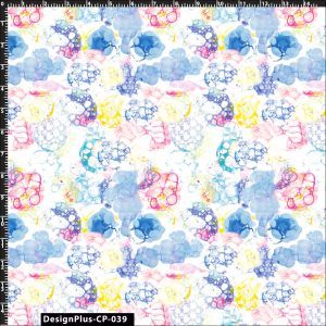 Rainbow Bubbles Painting Design 100%Cotton Quilting Fabric by the Yard