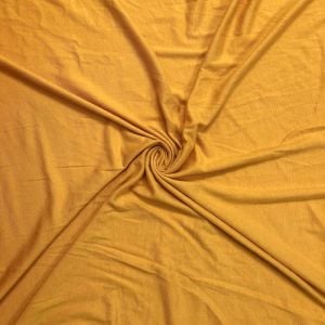 Mustard Gold Medium Weight Rayon Spandex Jersey Knit Fabric - 180 GSM 
