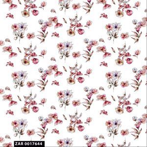 Watercolor Floral Pattern 100% Cotton Quilting Fabric by the Yard