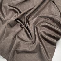 Taupe Stretch Shiny Casino Fabric by the Yard
