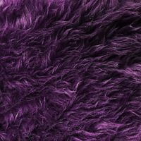Eggplant Luxury Shag Faux Fur Fabric 