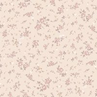Pale Blush with Pink Ditsy Floral Pattern Printed on 100% Poly Fancy Yoryu Fabric 