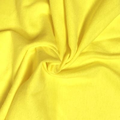 Lemon Neon Cotton Spandex Jersey Knit Fabric Combed 7oz