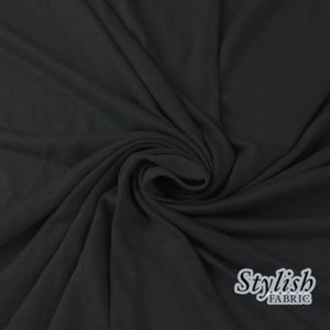 Gray Dark 100% Rayon Jersey Fabric
