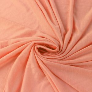 Peach Papaya N 100% Rayon Jersey Fabric