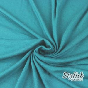 Aqua BC 100% Rayon Jersey Fabric