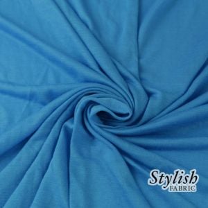 Turquoise B 100% Rayon Jersey Fabric