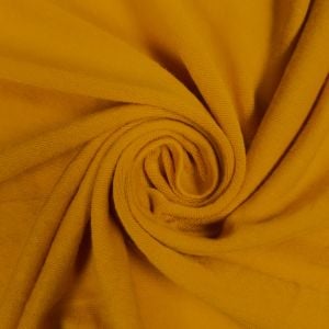 Mustard Gold Light-weight Rayon Spandex Jersey Knit Fabric - 160 GSM