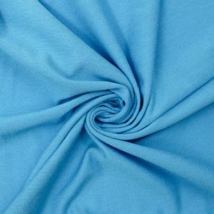 Light Turquoise Viscose Spandex Fabric
