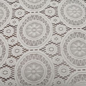 Off White Lace Charlotte Pattern Fabric