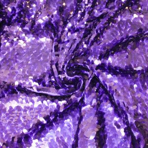 Purple Transluscent Sequin Fabric