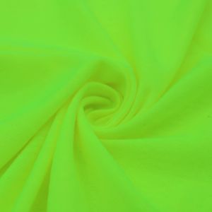 Lime Neon Solid Poly Rayon Spandex 160 GSM Stretch Jersey Knit Fabric