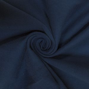 Blue Denim Cotton Spandex Jersey Knit Fabric Combed 10oz