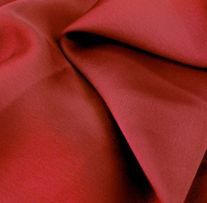 Red Crepe Back Satin Mechanical Satin Chiffon  Fabric