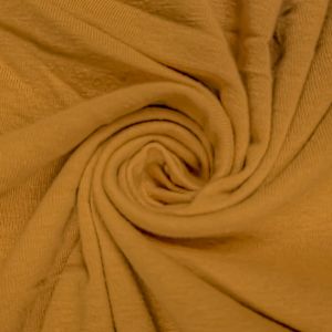 Mustard Cotton Spandex Jersey Knit Fabric Combed 7oz