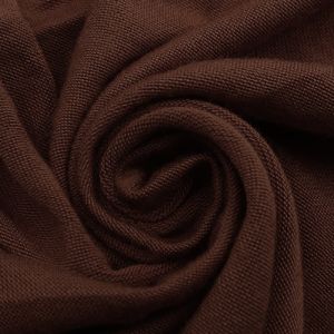 Chocolate Crepe Viscose Fabric by the Yard