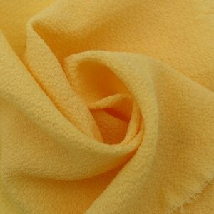 Yellow Bubble Chiffon Fabric Textured Chiffon