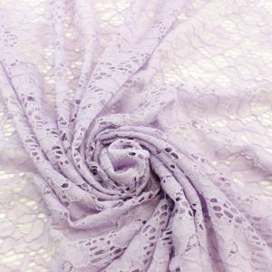Lilac Flower Me Lace Fabric