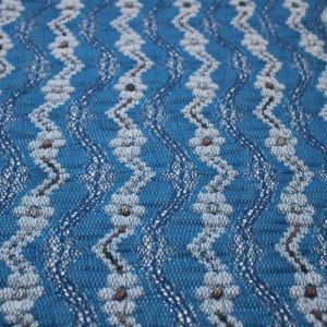 Royal Blue Flower Daze lace fabric by the Bolts - 40 Yards