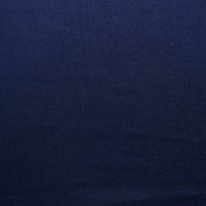 Navy Solid Double-Sided Brushed DTY Stretch Fabric