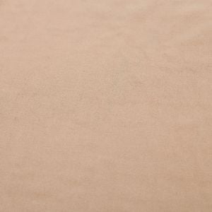 Tan Solid Double-Sided Brushed DTY Stretch Fabric