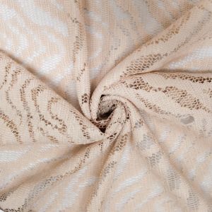 Blush Zebra Safari Pattern Lace Fabric by the Bolts - 40 Yards