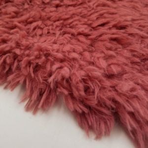Mauve Flokati Curly Faux Fur Cuddly Fabric by the Yard - Style 6716