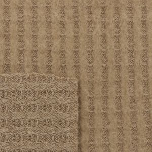 Camel Waffle Brush Poly Rayon Spandex Knit Fabric