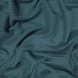 Denim Steel Waffle Brush Poly Rayon Spandex Knit Fabric 