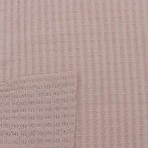 Dusty Rose Waffle Brush Poly Rayon Spandex Knit Fabric