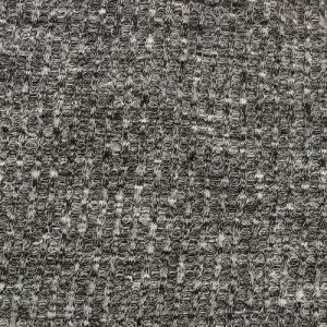Heather Grey Chambray Waffle Brush Poly Rayon Spandex Knit Fabric