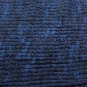 Navy Chambray Waffle Brush Poly Rayon Spandex Knit Fabric