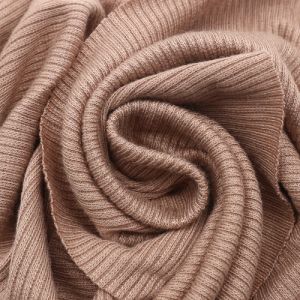 Nude Rib Knit Stretch Fabric by the Yard